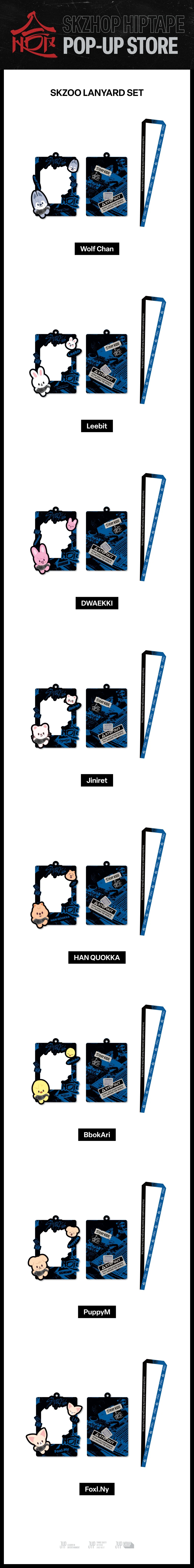 SKZOO OFFICIAL - LANYARD SET